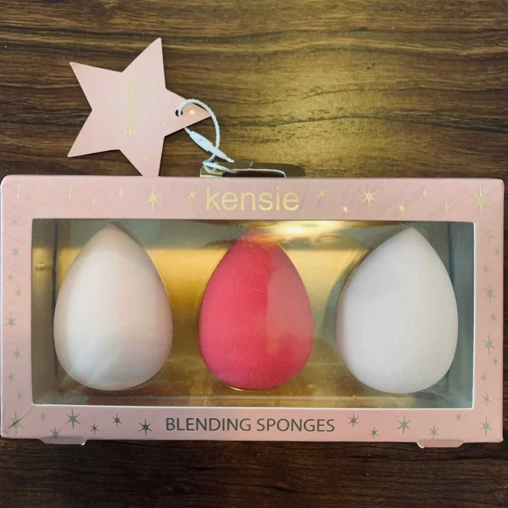 NWT Kensie 3 Piece Makeup Blending Sponge Gift Set